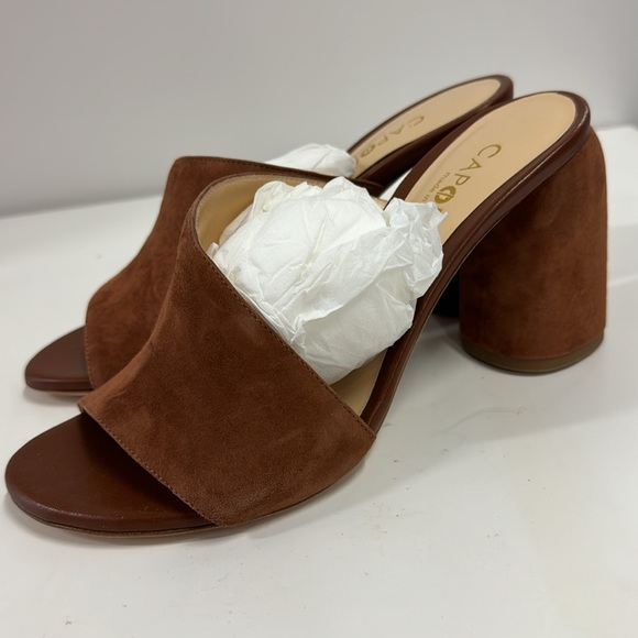 Caporicci suede, calf skin mule. - Picture 3 of 9